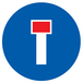 PANNEAU VOIE SANS ISSUE Ø80MM TALIAPLAST - 724587