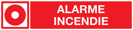PANNEAU ALARME INCENDIE 330X75MM TALIAPLAST - 725106