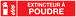 PANNEAU EXTINCTEUR A POUDRE 330X75MM TALIAPLAST - 725109