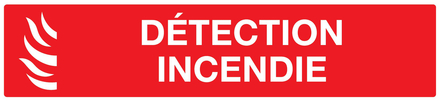 PANNEAU DETECTION INCENDIE 330X75MM TALIAPLAST - 725114