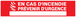 PANNEAU EN CAS D'ACCIDENT PREVENIR D'URGENCE 330X75MM TALIAPLAST - 725122