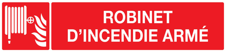 PANNEAU ROBINET D'INCENDIE ARME 330X75MM TALIAPLAST - 725125