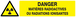 DANGER MATIERES RADIOACTIVES//RAD° IONISANTES 330X75mm TALIAPLAST - 725314