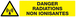 PANNEAU DANGER, RADIATIONS NON IONISANTES 330X75MM TALIAPLAST - 725315
