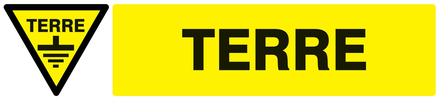 Danger terre 330x75mm TALIAPLAST - 725318