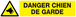 PANNEAU DANGER, CHIEN DE GARDE 330X75MM TALIAPLAST - 725330