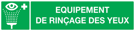 PANNEAU EQUIPEMENT DE RINCAGE DES YEUX 330X75MM TALIAPLAST - 725410