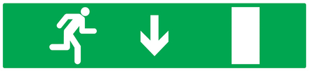 PANNEAU EVACUATION SORTIE BAS DROITE 330X75MM TALIAPLAST - 725426