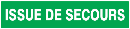 PANNEAU ISSUE DE SECOURS 330X75MM TALIAPLAST - 725431