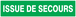 PANNEAU ISSUE DE SECOURS 330X75MM TALIAPLAST - 725431