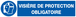 PANNEAU VISIERE DE PROTECTION OBLIGATOIRE 330X75MM TALIAPLAST - 725514