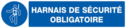 PANNEAU HARNAIS DE SECURITE OBLIGATOIRE 330X75MM TALIAPLAST - 725515