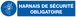 PANNEAU HARNAIS DE SECURITE OBLIGATOIRE 330X75MM TALIAPLAST - 725515