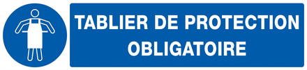 PANNEAU TABLIER DE PROTECTION OBLIGATOIRE 330X75MM TALIAPLAST - 725521
