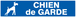 Panneau adhésif CHIEN DE GARDE 330X75MM TALIAPLAST - 725612
