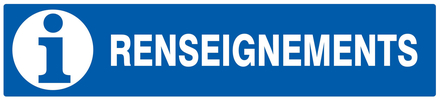 Renseignements 330x75mm TALIAPLAST - 725626