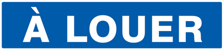 PANNEAU A LOUER 330X75MM TALIAPLAST - 725634