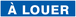 PANNEAU A LOUER 330X75MM TALIAPLAST - 725634
