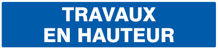 PANNEAU TRAVAUX EN HAUTEUR 330X75MM TALIAPLAST - 725650