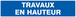 PANNEAU TRAVAUX EN HAUTEUR 330X75MM TALIAPLAST - 725650
