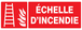 PANNEAU ECHELLE D'INCENDIE 330X120MM TALIAPLAST - 726102