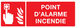 PANNEAU POINT D'ALARME INCENDIE 330X120MM TALIAPLAST - 726103