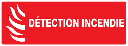 PANNEAU DETECTION INCENDIE 330X120MM TALIAPLAST - 726114