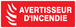 PANNEAU AVERTISSEUR D'INCENDIE 330X120MM TALIAPLAST - 726115