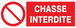 Adhesif Chasse interdite TALIAPLAST - 726219
