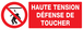PANNEAU HAUTE TENSION DEFENSE DE TOUCHER 330X120MM TALIAPLAST - 726227