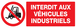 PANNEAU INTERDIT AUX VEHICULES INDUSTRIELS 330X120MM TALIAPLAST - 726228