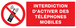 INTERDICTION D'ACTIVER DES TELEPHONES MOBILES 330x120mm TALIAPLAST - 726233