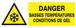 Panneau adhésif DANGER, BASSES TEMPERATURES CONDITIONS DE GEL 330X120mm TALIAPLAST - 726308