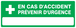 PANNEAU EN CAS D'ACCIDENT PREVENIR D'URGENCE 330X120MM TALIAPLAST - 726411