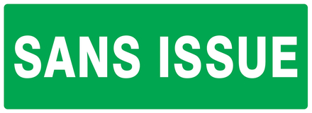 PANNEAU SANS ISSUE (SECOURS) 330X120MM TALIAPLAST - 726415
