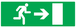 PANNEAU EVACUATION VERS SORTIE DROITE 330X120MM TALIAPLAST - 726425