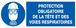 PROTECTION OBLIGAT. TETE/VOIES RESPIRATOIRES 330x120mm TALIAPLAST - 726506