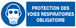PANNEAU PROTECTION DES VOIES RESPIRATOIRES OBLIGAT. 330X120MM TALIAPLAST - 726510