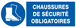 PANNEAU CHAUSSURES DE SECURITE OBLIGATOIRES 330X120MM TALIAPLAST - 726518