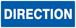 PANNEAU DIRECTION 330X120MM TALIAPLAST - 726613