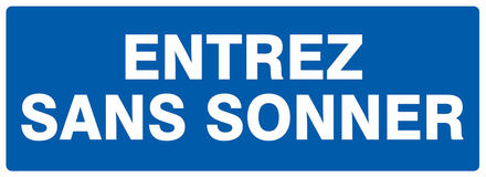 PANNEAU ENTREZ SANS SONNER 330X120MM TALIAPLAST - 726616