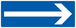 PANNEAU FLECHE 330X120MM TALIAPLAST - 726620