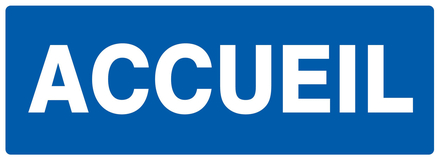 PANNEAU ACCUEIL 330X120MM TALIAPLAST - 726623