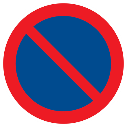 PANNEAU STATIONNEMENT INTERDIT Ø180MM TALIAPLAST - 727214