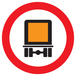 INTERDIT AUX TRANSPORTS DE MATIERES DANGEREUSES D.180mm TALIAPLAST - 727285