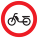 Panneau adhésif INTERDIT AUX CYCLOMOTEURS Ø180MM TALIAPLAST - 727292