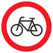 PANNEAU INTERDIT AUX VELOS Ø180MM TALIAPLAST - 727298