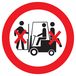 PANNEAU INTERDIT DE TRANSPORTER DES PERSONNES Ø180MM TALIAPLAST - 727321
