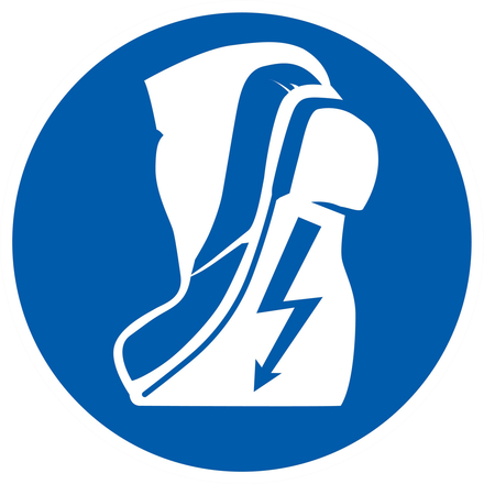 PANNEAU CHAUSSURES ISOLANTES OBLIGATOIRES Ø180MM TALIAPLAST - 727503
