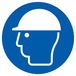 PANNEAU CASQUE DE PROTECTION OBLIGATOIRE Ø180MM TALIAPLAST - 727507
